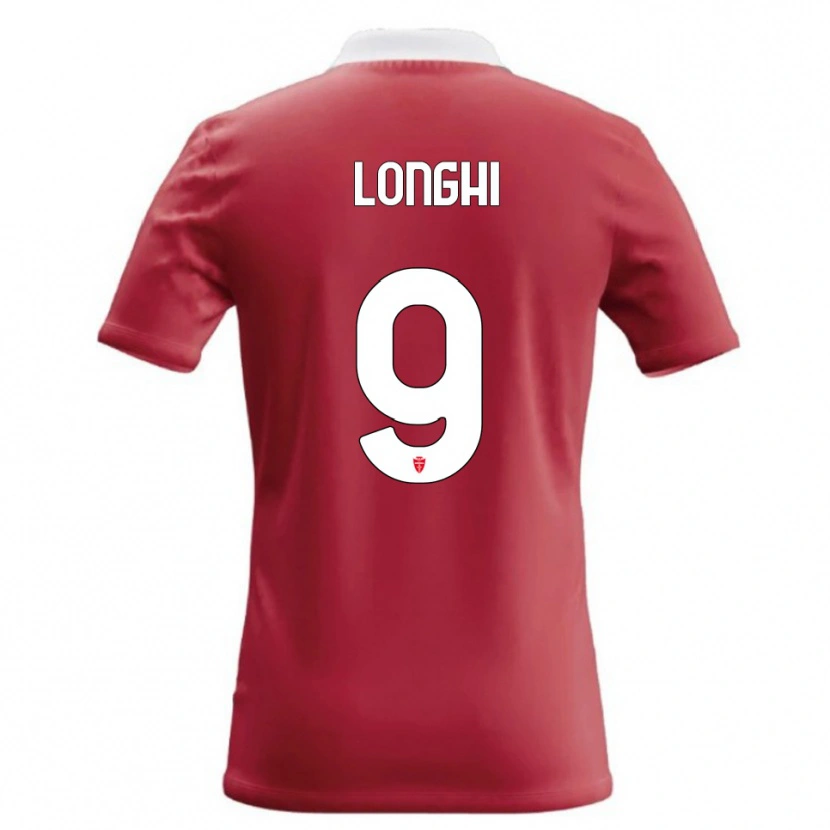 Danxen Męski Jordan Longhi #9 Czerwony Biały Domowa Koszulka 2026/27 Koszulki Klubowe