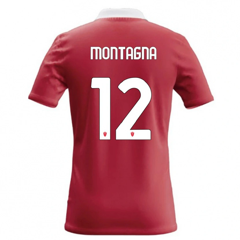Danxen Męski Jacopo Montagna #12 Czerwony Biały Domowa Koszulka 2026/27 Koszulki Klubowe