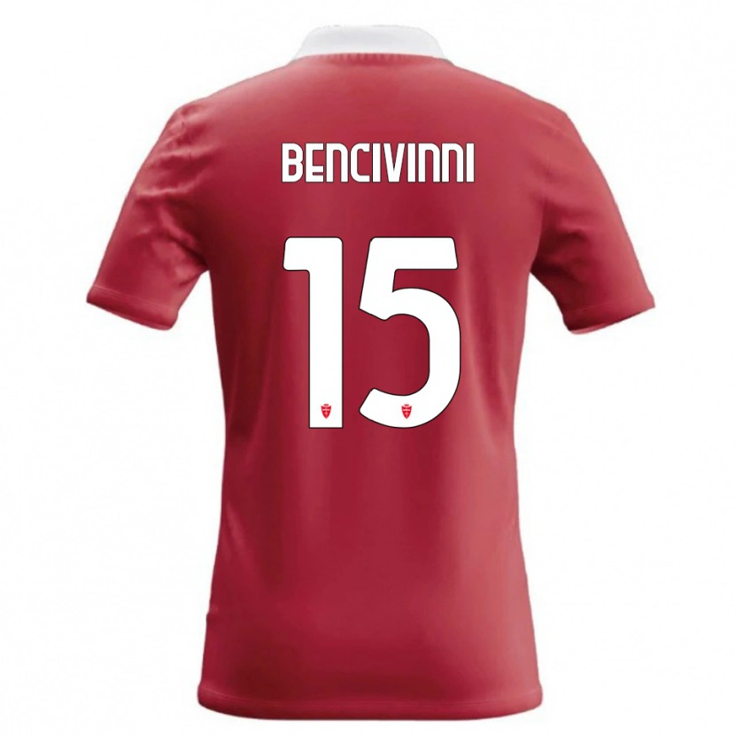 Danxen Męski Boris Bencivinni #15 Czerwony Biały Domowa Koszulka 2026/27 Koszulki Klubowe