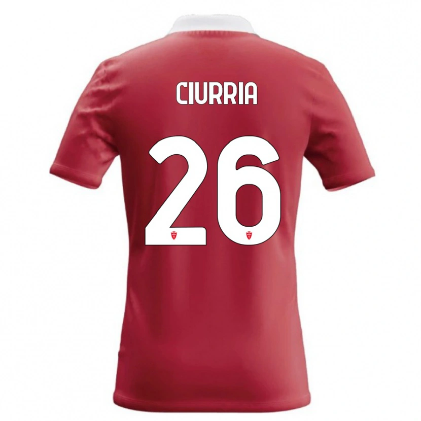 Danxen Męski Patrick Ciurria #26 Czerwony Biały Domowa Koszulka 2026/27 Koszulki Klubowe