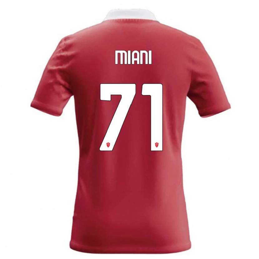 Danxen Męski Arthur Miani #71 Czerwony Biały Domowa Koszulka 2026/27 Koszulki Klubowe