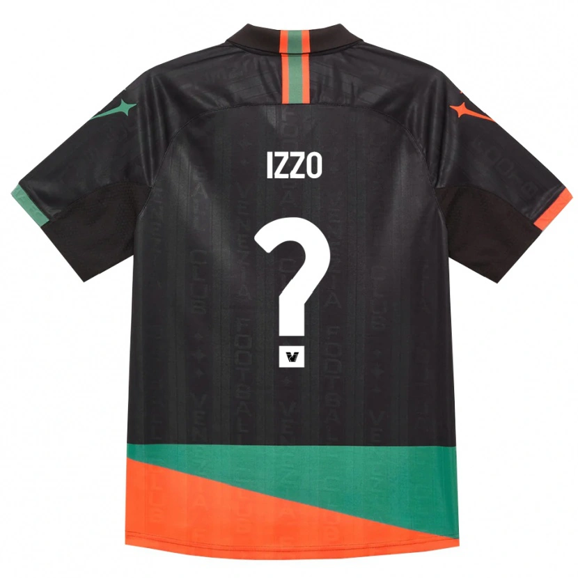 Danxen Męski Matteo Izzo #0 Czarny Pomarańczowy Zielony Domowa Koszulka 2026/27 Koszulki Klubowe