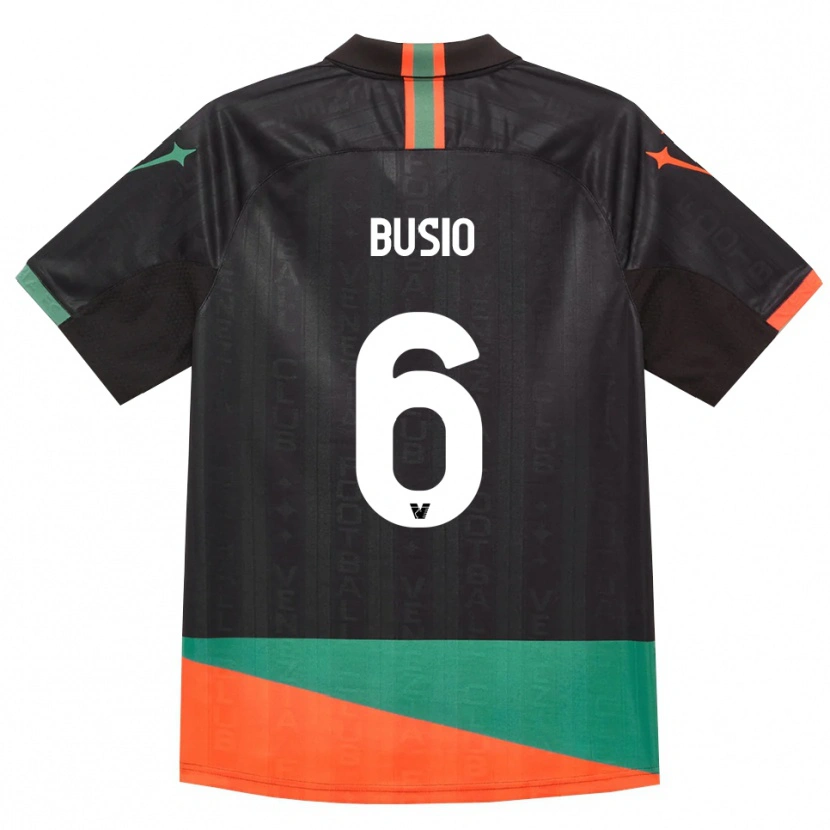 Danxen Męski Gianluca Busio #6 Czarny Pomarańczowy Zielony Domowa Koszulka 2026/27 Koszulki Klubowe