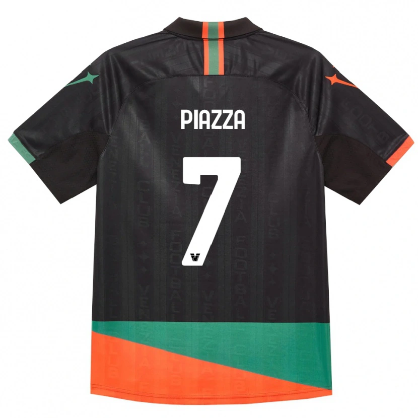 Danxen Męski Massimiliano Piazza #7 Czarny Pomarańczowy Zielony Domowa Koszulka 2026/27 Koszulki Klubowe