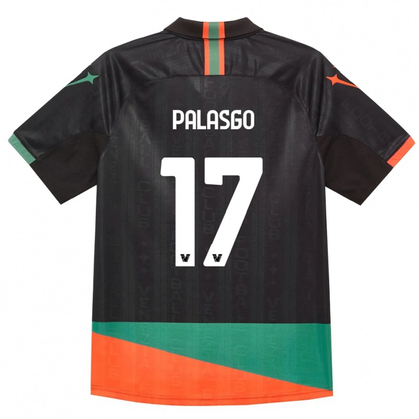 Danxen Męski Gianmarco Palasgo #17 Czarny Pomarańczowy Zielony Domowa Koszulka 2026/27 Koszulki Klubowe