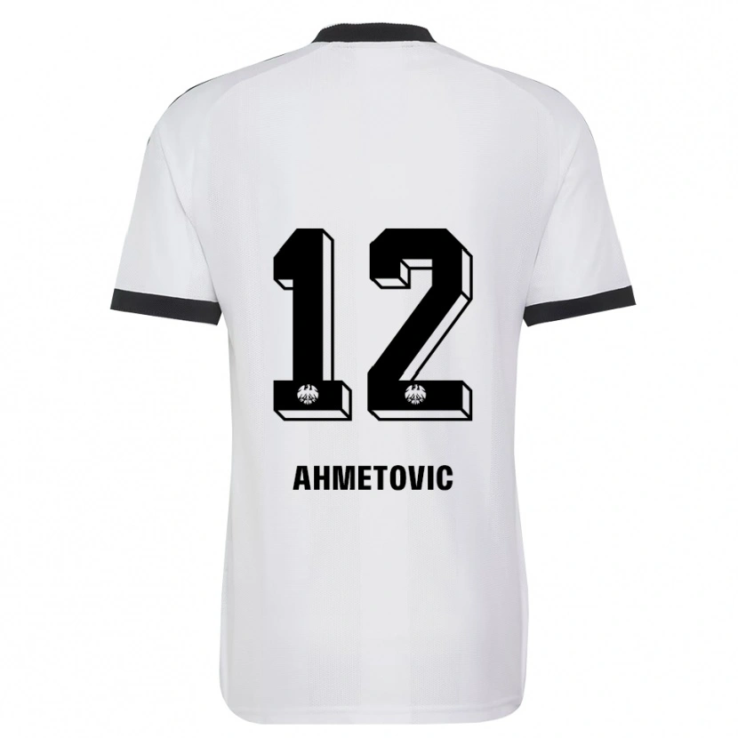Danxen Męski Marko Ahmetovic #12 Czarny Biały Wyjazdowa Koszulka 2026/27 Koszulki Klubowe