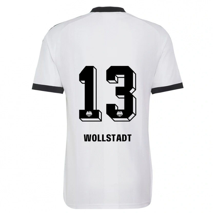 Danxen Męski Fabio Wollstadt #13 Czarny Biały Wyjazdowa Koszulka 2026/27 Koszulki Klubowe