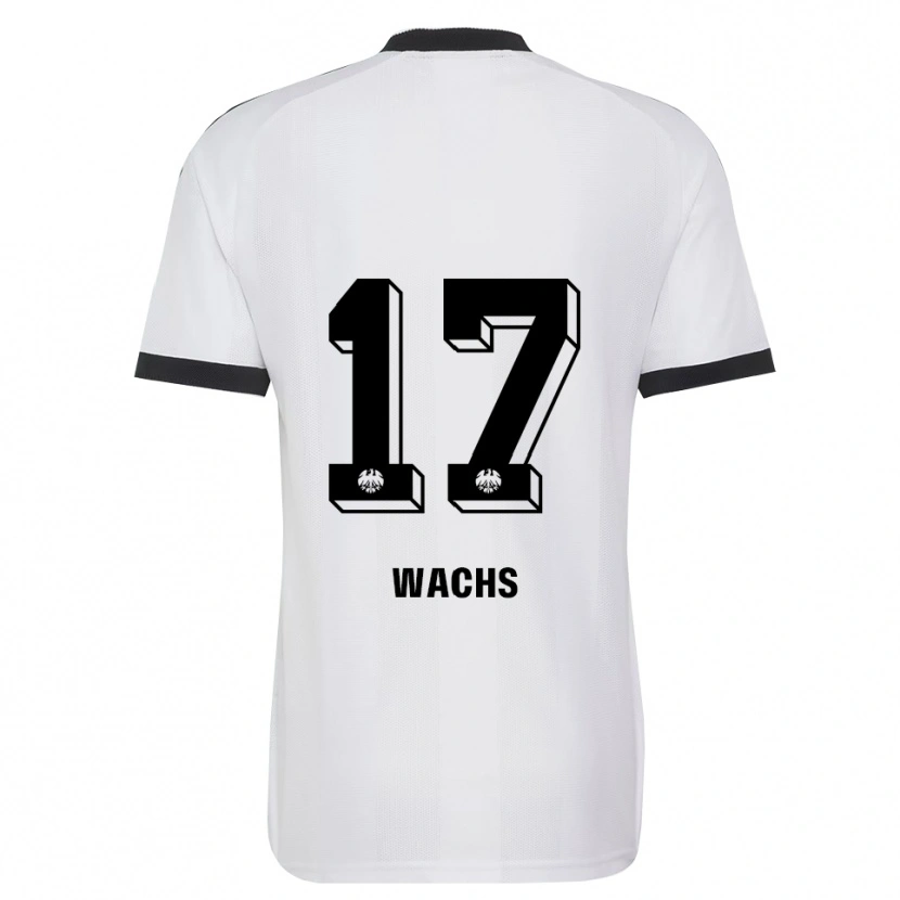 Danxen Męski Marc Wachs #17 Czarny Biały Wyjazdowa Koszulka 2026/27 Koszulki Klubowe