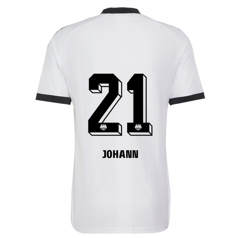 Danxen Męski Hannah Johann #21 Czarny Biały Wyjazdowa Koszulka 2026/27 Koszulki Klubowe
