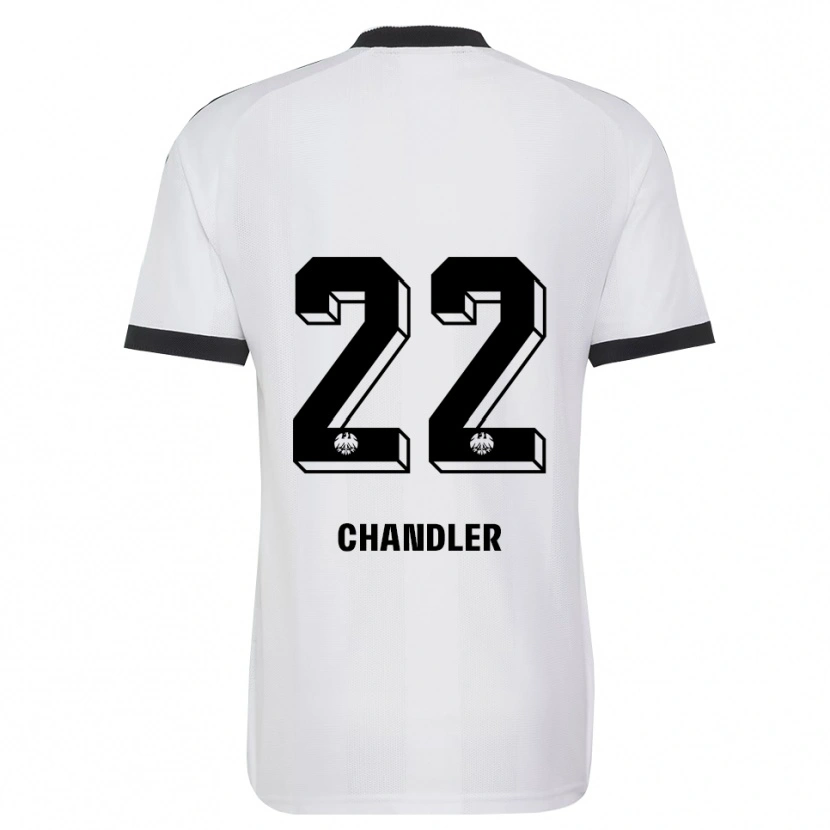 Danxen Męski Timothy Chandler #22 Czarny Biały Wyjazdowa Koszulka 2026/27 Koszulki Klubowe