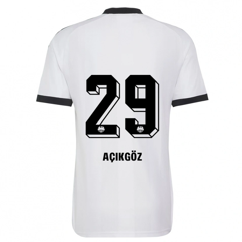 Danxen Męski Dilara Açıkgöz #29 Czarny Biały Wyjazdowa Koszulka 2026/27 Koszulki Klubowe