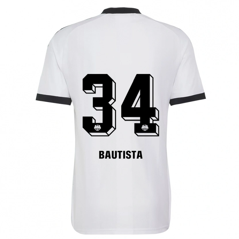 Danxen Męski Davis Bautista #34 Czarny Biały Wyjazdowa Koszulka 2026/27 Koszulki Klubowe