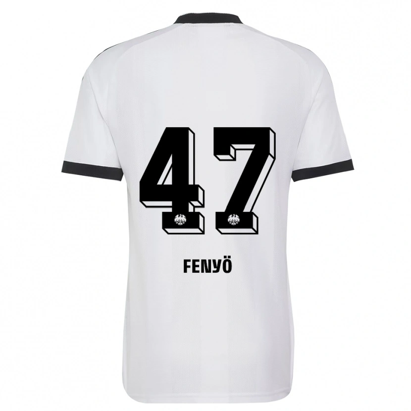 Danxen Męski Noah Fenyö #47 Czarny Biały Wyjazdowa Koszulka 2026/27 Koszulki Klubowe