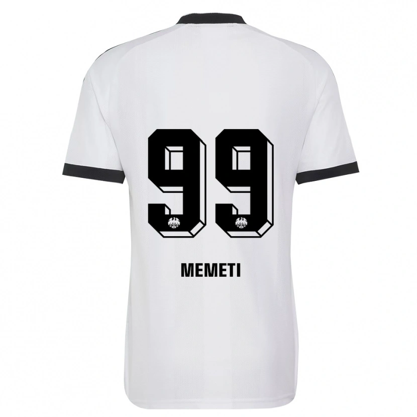 Danxen Męski Ereleta Memeti #99 Czarny Biały Wyjazdowa Koszulka 2026/27 Koszulki Klubowe