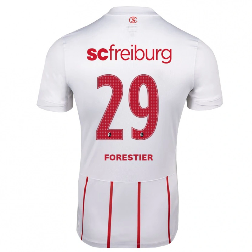Danxen Męski Luis Forestier #29 Biały Czerwony Żółty Wyjazdowa Koszulka 2026/27 Koszulki Klubowe