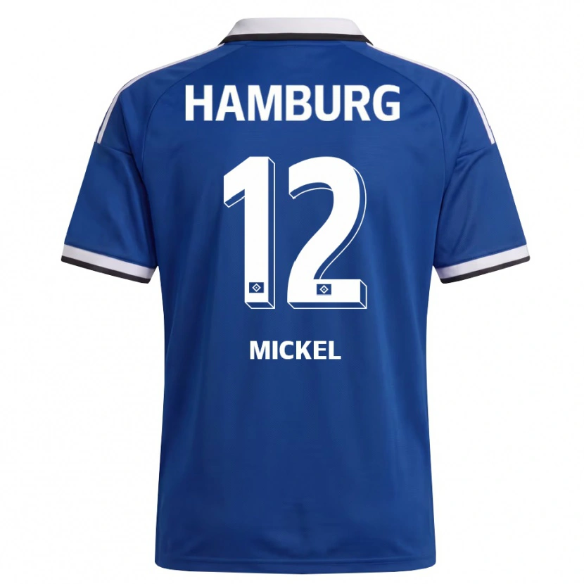 Danxen Męski Tom Mickel #12 Biały Niebieski Wyjazdowa Koszulka 2026/27 Koszulki Klubowe