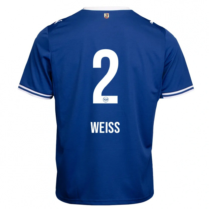 Danxen Męski Philipp Weiß #2 Królewski Niebieski Biały Wyjazdowa Koszulka 2026/27 Koszulki Klubowe
