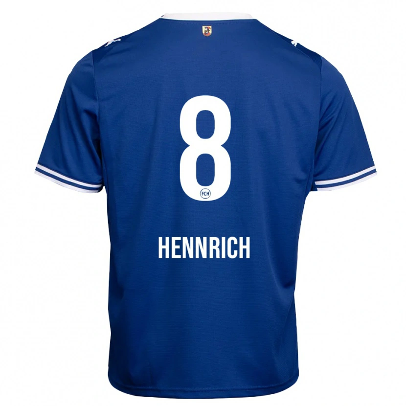 Danxen Męski Paul Hennrich #8 Królewski Niebieski Biały Wyjazdowa Koszulka 2026/27 Koszulki Klubowe