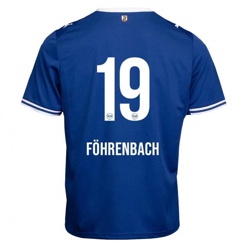 Danxen Męski Jonas Föhrenbach #19 Królewski Niebieski Biały Wyjazdowa Koszulka 2026/27 Koszulki Klubowe