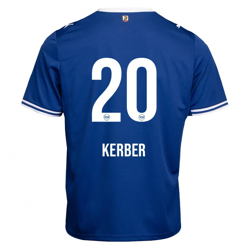 Danxen Męski Luca Kerber #20 Królewski Niebieski Biały Wyjazdowa Koszulka 2026/27 Koszulki Klubowe