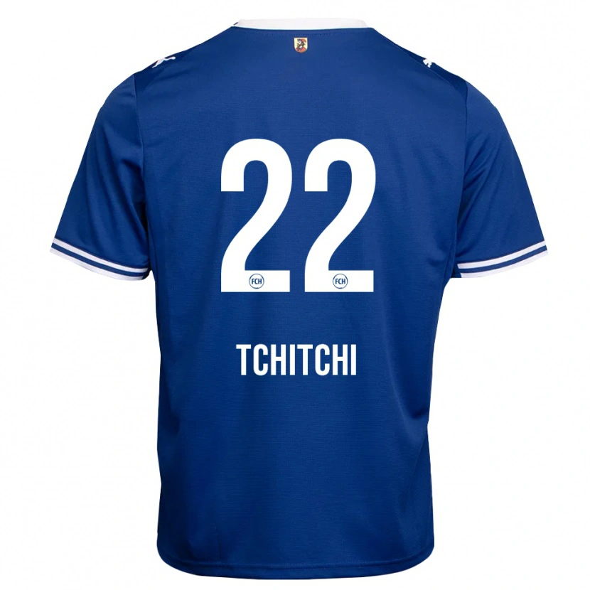 Danxen Męski Dahrel Tchitchi #22 Królewski Niebieski Biały Wyjazdowa Koszulka 2026/27 Koszulki Klubowe