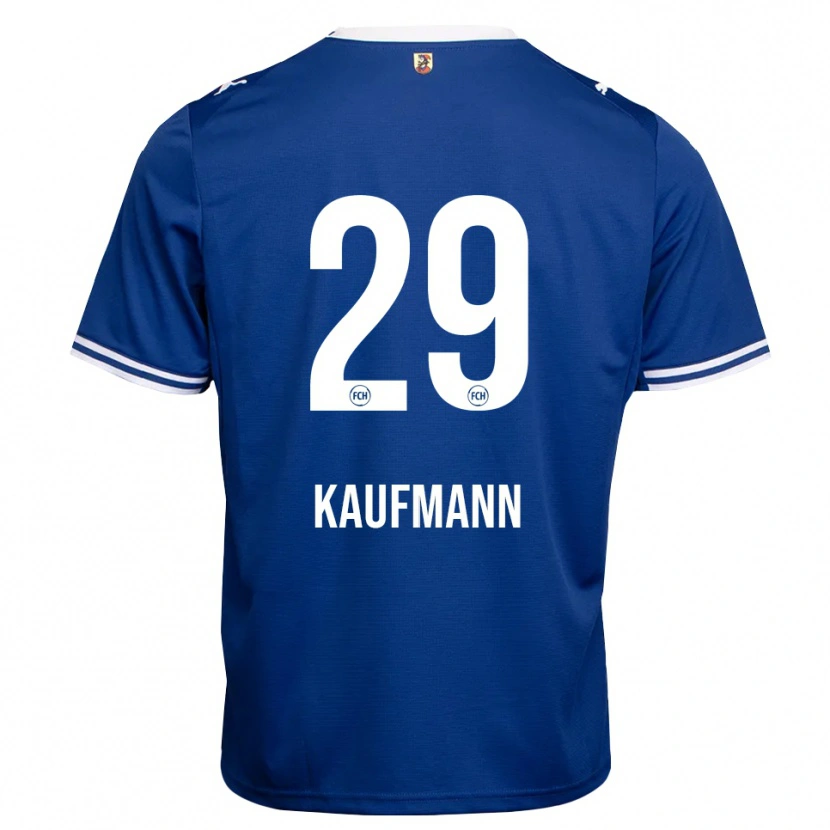 Danxen Męski Mikkel Kaufmann #29 Królewski Niebieski Biały Wyjazdowa Koszulka 2026/27 Koszulki Klubowe