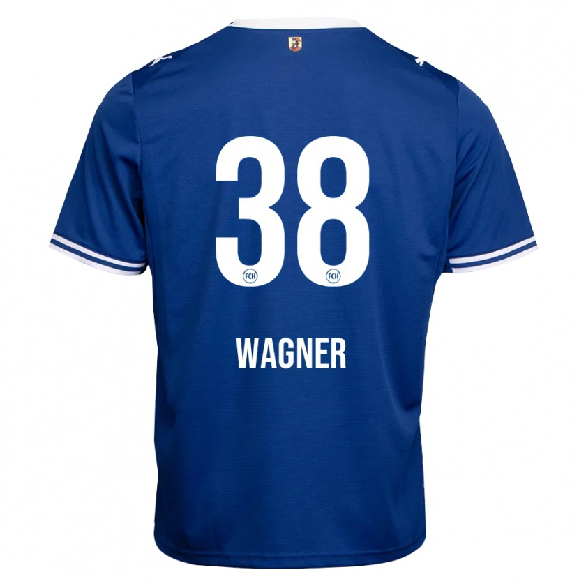 Danxen Męski Yannik Wagner #38 Królewski Niebieski Biały Wyjazdowa Koszulka 2026/27 Koszulki Klubowe