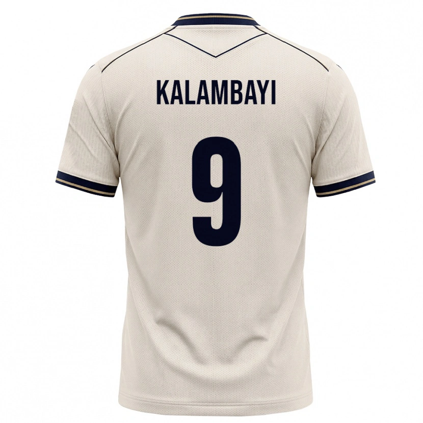 Danxen Męski Simon Kalambayi #9 Białawy Niebieski Atramentowy Wyjazdowa Koszulka 2026/27 Koszulki Klubowe