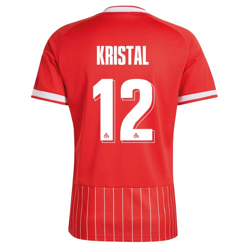 Danxen Męski Patrik Kristal #12 Czerwony Biały Zielony Wyjazdowa Koszulka 2026/27 Koszulki Klubowe