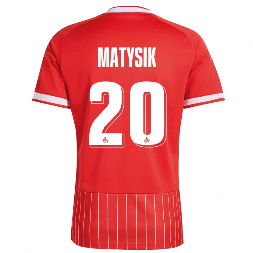 Danxen Męski Sylwia Matysik #20 Czerwony Biały Zielony Wyjazdowa Koszulka 2026/27 Koszulki Klubowe