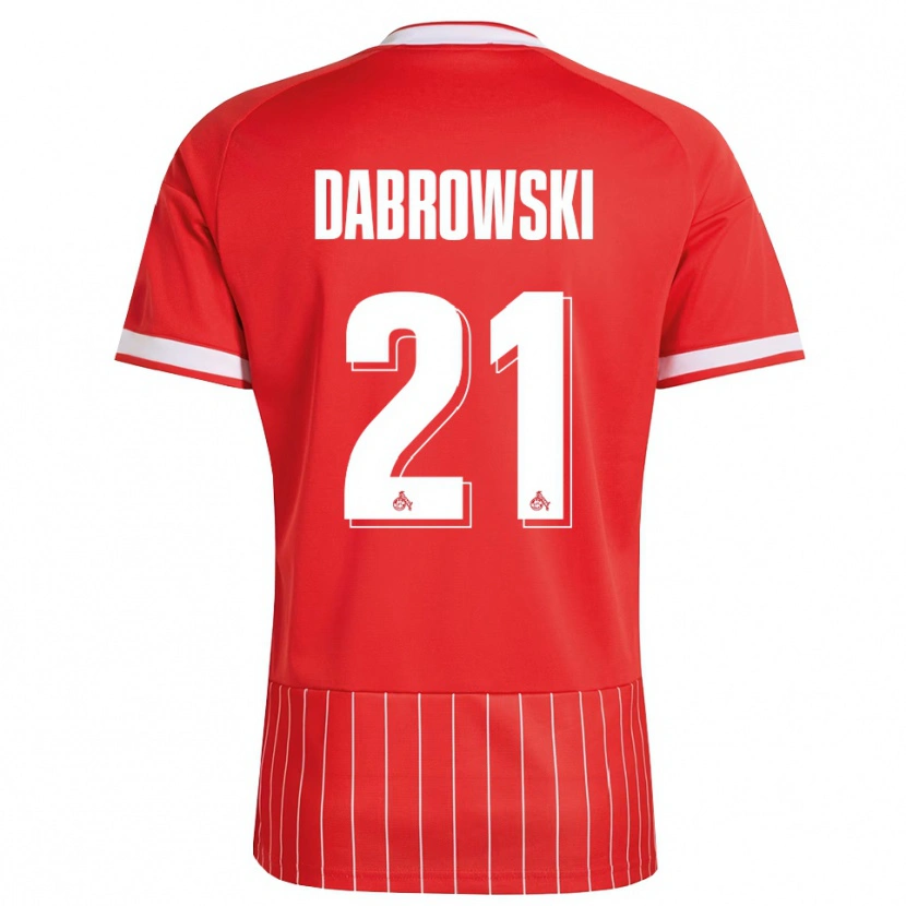 Danxen Męski Luc Dabrowski #21 Czerwony Biały Zielony Wyjazdowa Koszulka 2026/27 Koszulki Klubowe