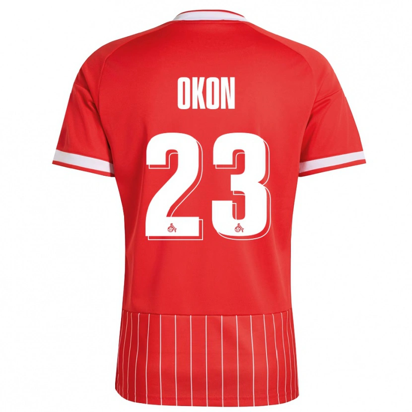 Danxen Męski Paul Okon-Engstler #23 Czerwony Biały Zielony Wyjazdowa Koszulka 2026/27 Koszulki Klubowe
