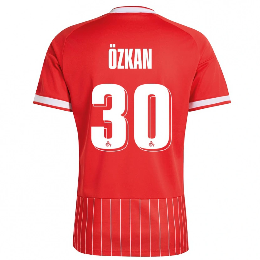 Danxen Męski Mikail Özkan #30 Czerwony Biały Zielony Wyjazdowa Koszulka 2026/27 Koszulki Klubowe