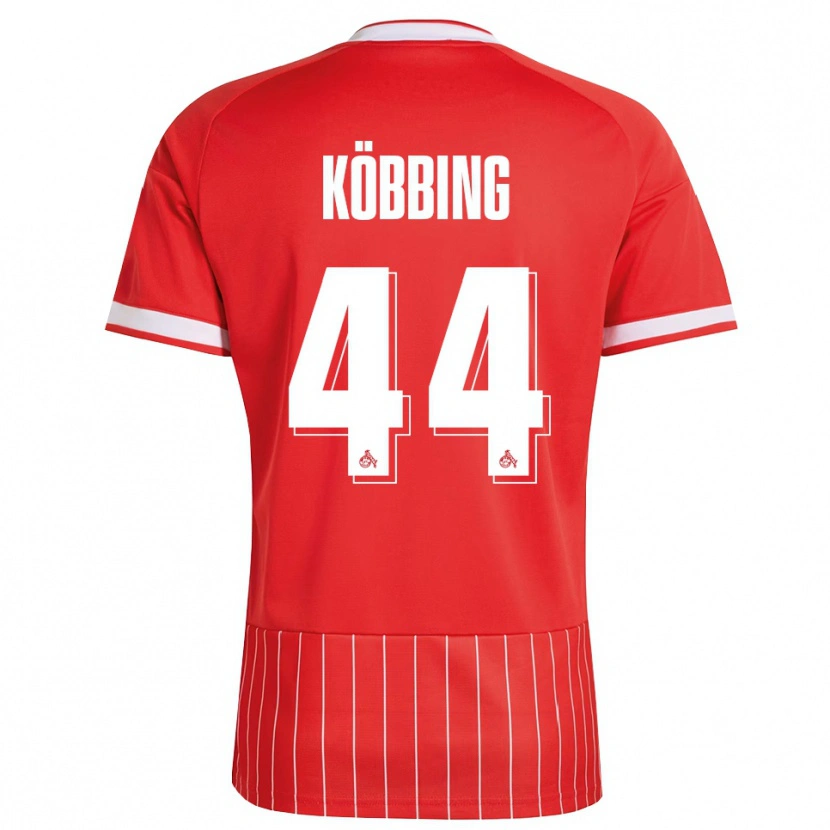 Danxen Męski Matthias Köbbing #44 Czerwony Biały Zielony Wyjazdowa Koszulka 2026/27 Koszulki Klubowe