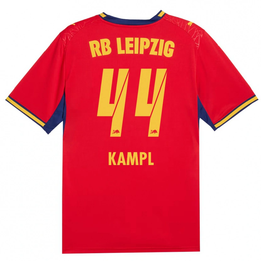 Danxen Męski Kevin Kampl #44 Czerwony Żółty Królewski Niebieski Wyjazdowa Koszulka 2026/27 Koszulki Klubowe
