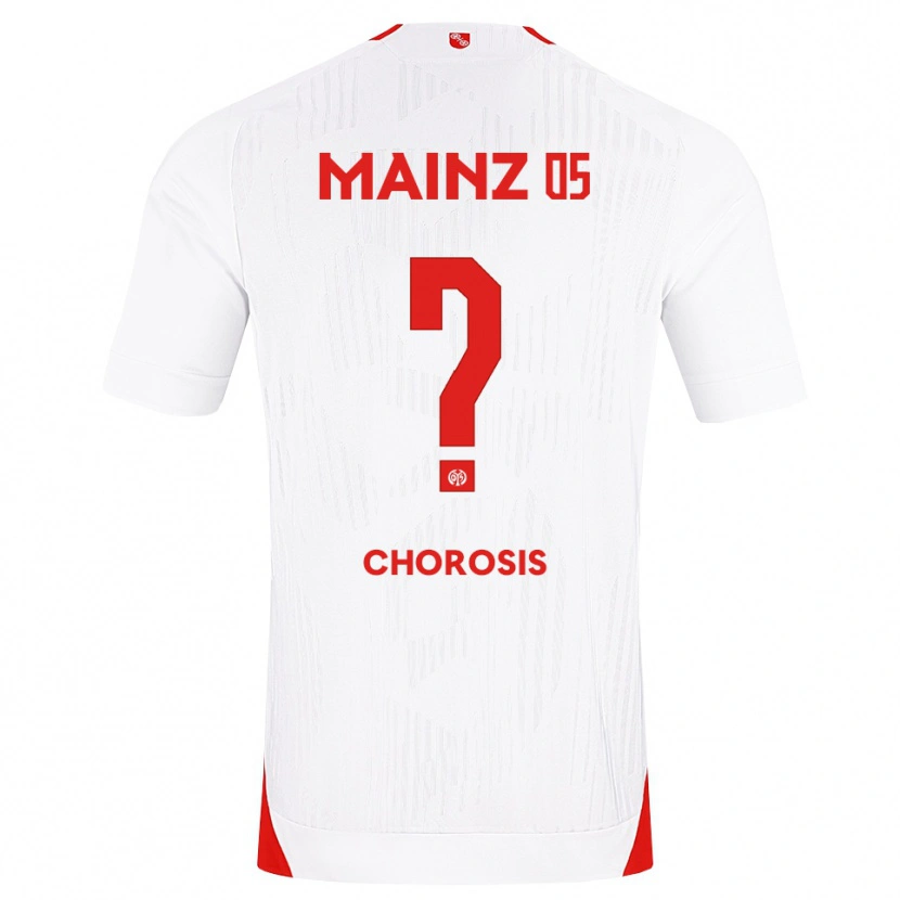 Danxen Męski Dimitrios Chorosis #0 Biały Czerwony Żółty Wyjazdowa Koszulka 2026/27 Koszulki Klubowe