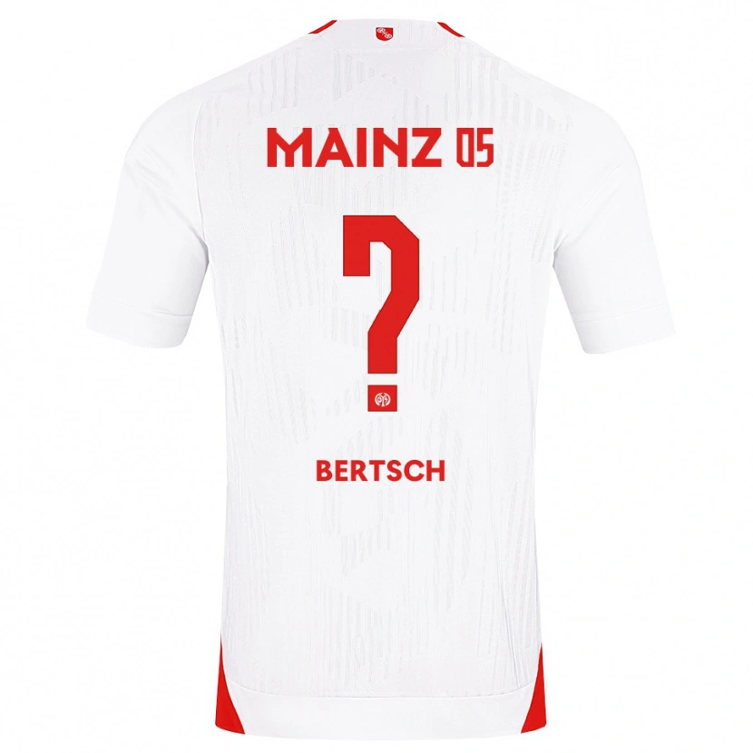 Danxen Męski Paul Bertsch #0 Biały Czerwony Żółty Wyjazdowa Koszulka 2026/27 Koszulki Klubowe
