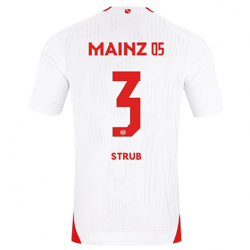 Danxen Męski Jona Strub #3 Biały Czerwony Żółty Wyjazdowa Koszulka 2026/27 Koszulki Klubowe