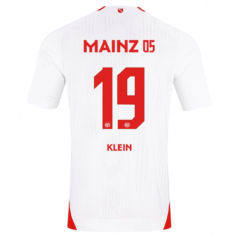 Danxen Męski Yannis Klein #19 Biały Czerwony Żółty Wyjazdowa Koszulka 2026/27 Koszulki Klubowe