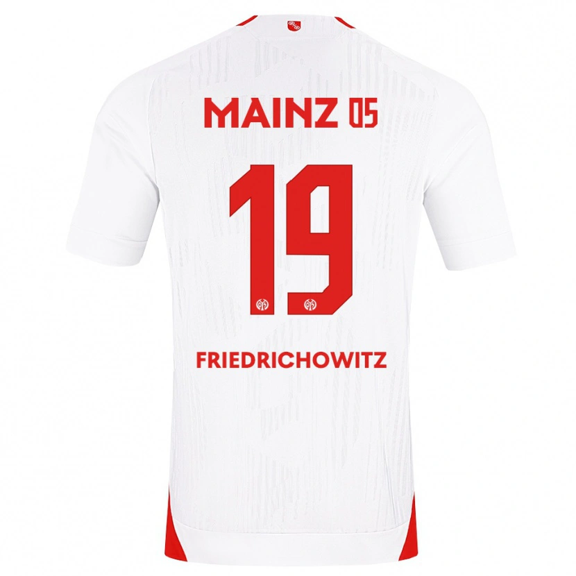 Danxen Męski Anna Friedrichowitz #19 Biały Czerwony Żółty Wyjazdowa Koszulka 2026/27 Koszulki Klubowe