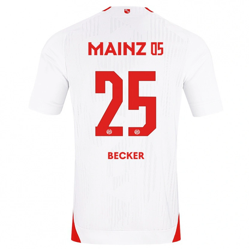 Danxen Męski Kathrin Becker #25 Biały Czerwony Żółty Wyjazdowa Koszulka 2026/27 Koszulki Klubowe