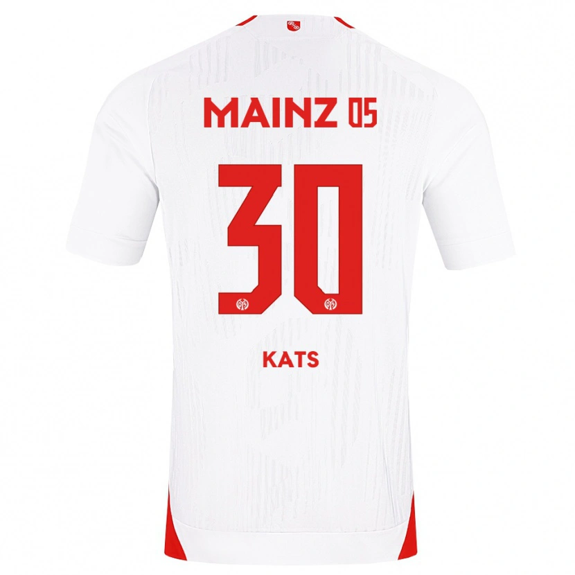 Danxen Męski Vital Kats #30 Biały Czerwony Żółty Wyjazdowa Koszulka 2026/27 Koszulki Klubowe