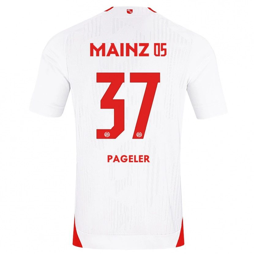 Danxen Męski Maja Pageler #37 Biały Czerwony Żółty Wyjazdowa Koszulka 2026/27 Koszulki Klubowe
