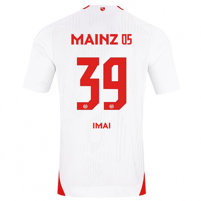 Danxen Męski Yurina Imai #39 Biały Czerwony Żółty Wyjazdowa Koszulka 2026/27 Koszulki Klubowe