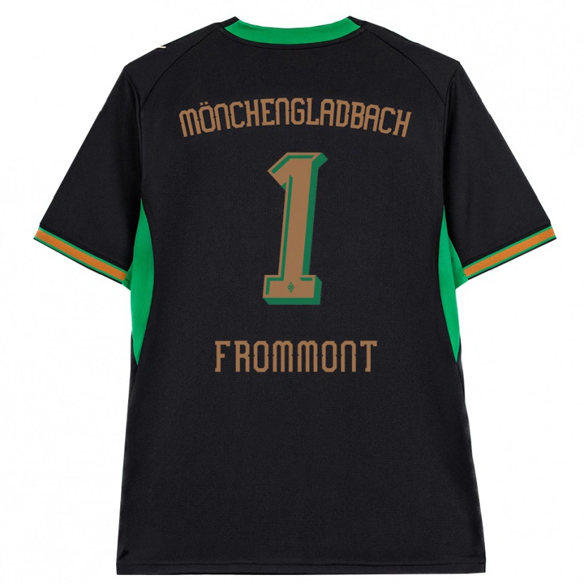 Danxen Męski Romina Frommont #1 Czarny Pomarańczowy Zielony Brązowy Wyjazdowa Koszulka 2026/27 Koszulki Klubowe