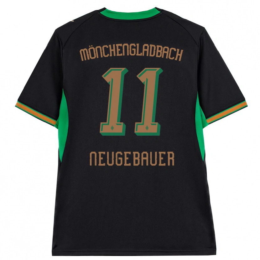 Danxen Męski Simon Neugebauer #11 Czarny Pomarańczowy Zielony Brązowy Wyjazdowa Koszulka 2026/27 Koszulki Klubowe