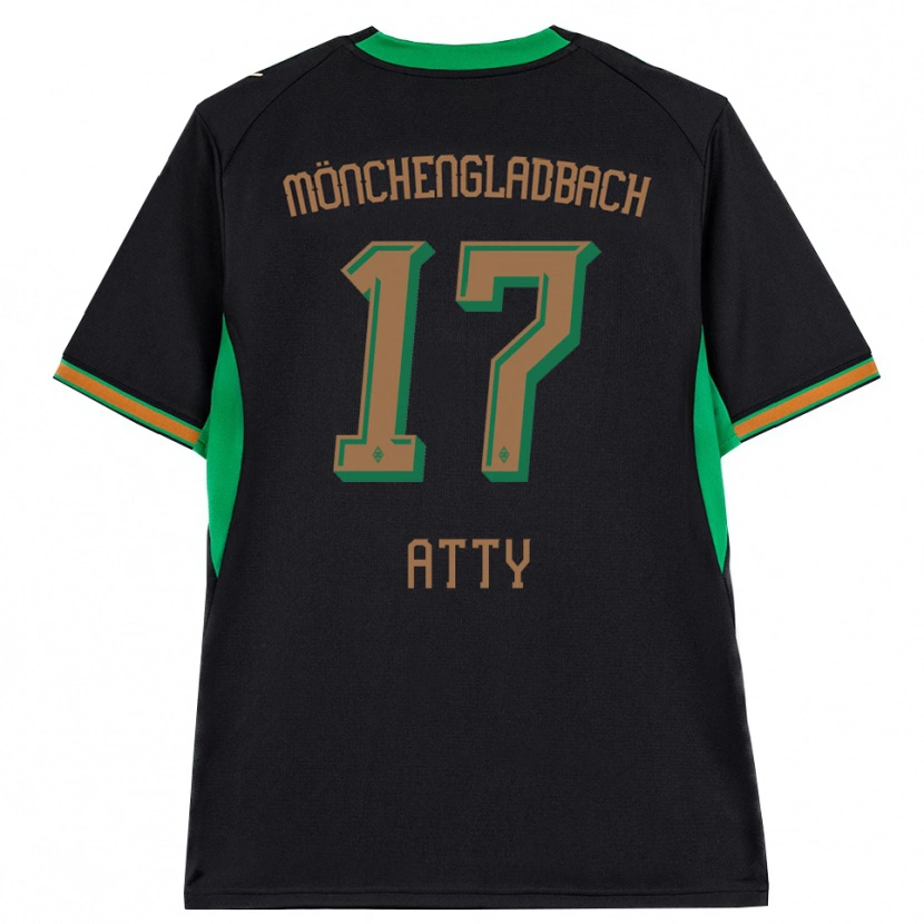 Danxen Męski Yassir Atty #17 Czarny Pomarańczowy Zielony Brązowy Wyjazdowa Koszulka 2026/27 Koszulki Klubowe