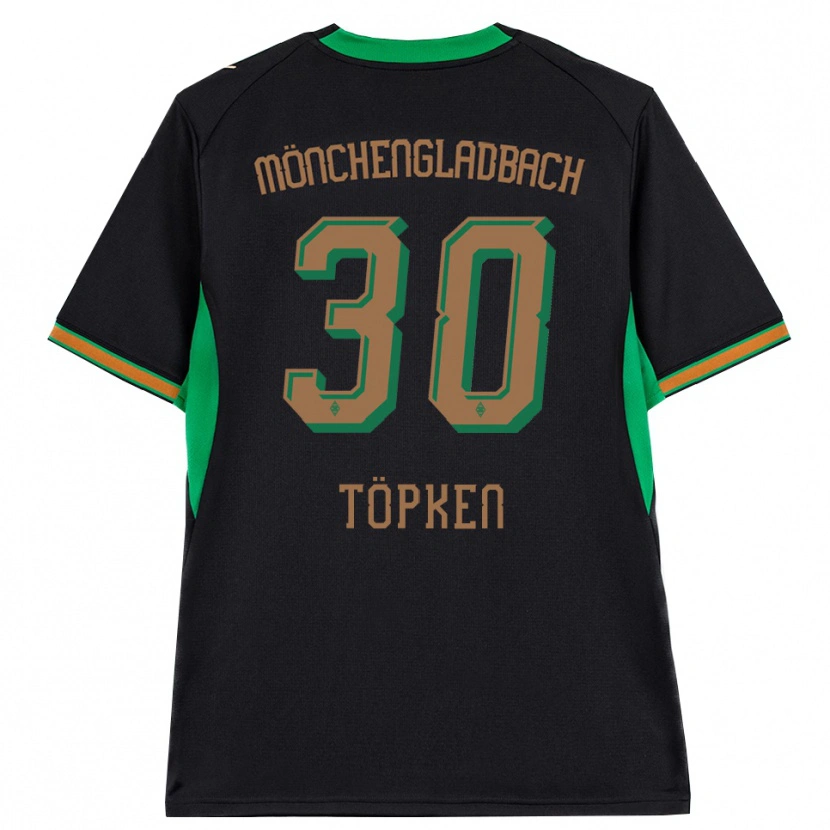 Danxen Męski Thilo Töpken #30 Czarny Pomarańczowy Zielony Brązowy Wyjazdowa Koszulka 2026/27 Koszulki Klubowe