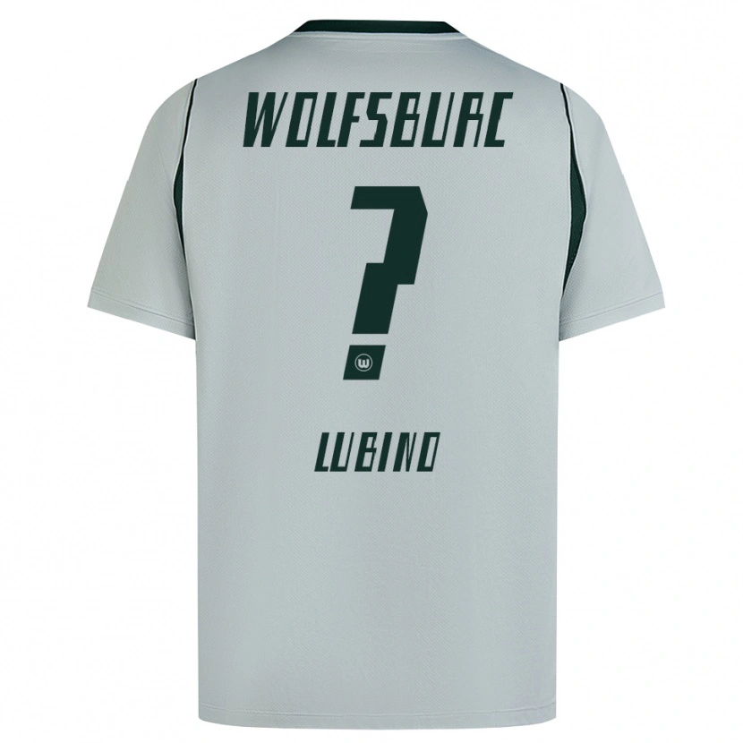 Danxen Męski Francesco Lubino #0 Szary Zielony Wyjazdowa Koszulka 2026/27 Koszulki Klubowe