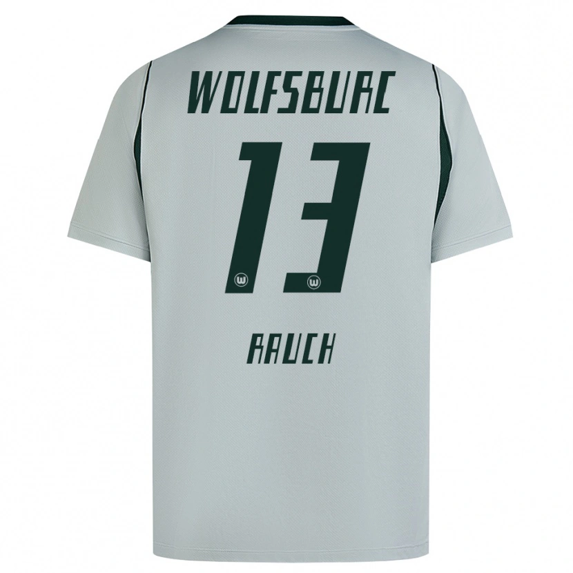 Danxen Męski Felicitas Rauch #13 Szary Zielony Wyjazdowa Koszulka 2026/27 Koszulki Klubowe